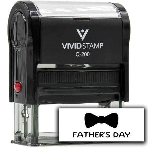 All Quality Father's Day Self-Inking Rubber Stamp | Agenda Planning Stamps (Black Ink) - Q-200