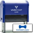 thumbnail image 1 of All Quality Father's Day Self-Inking Rubber Stamp | Agenda Planning Stamps (Blue Ink) - Q-400, 1 of 6