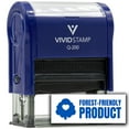 thumbnail image 1 of All Quality Forest-Friendly Product Self-Inking Rubber Stamp (Blue Ink) - Q-200, 1 of 6