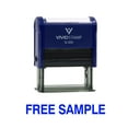 thumbnail image 1 of All Quality Free Sample Self-Inking Rubber Stamp | Professional Business Branding (Blue Ink) - Q-400, 1 of 5