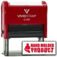 thumbnail image 1 of All Quality Hand Molded Product Self-Inking Rubber Stamp | Handcrafted Products (Red Ink) - Q-300, 1 of 6