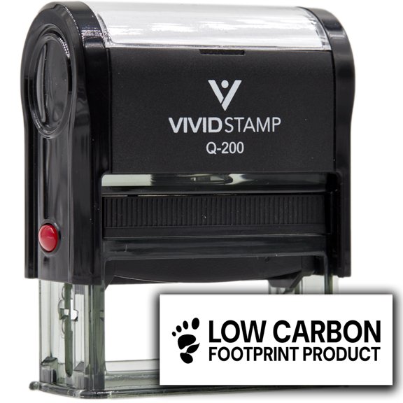 All Quality Low Carbon Footprint Product Self-Inking Rubber Stamp (Black Ink) - Q-200