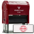 thumbnail image 1 of All Quality Made In New York Self-Inking Rubber Stamp (Red Ink) - Q-200, 1 of 6