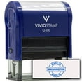 thumbnail image 1 of All Quality Made In Washington Self-Inking Rubber Stamp (Blue Ink) - Q-200, 1 of 6