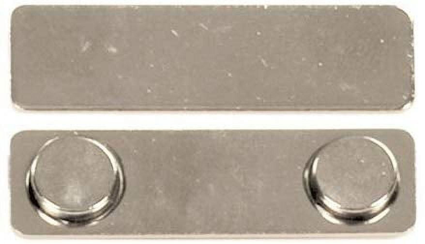 All Quality Magnetic Name Badge Tag Fastener Backing with Adhesive, 25 ...