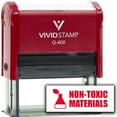 thumbnail image 1 of All Quality Non-Toxic Materials Self-Inking Rubber Stamp (Red Ink) - Q-400, 1 of 6