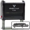 thumbnail image 1 of All Quality Planners Gonna Plan Self-Inking Rubber Stamp | Agenda Planning Stamps (Black Ink) - Q-300, 1 of 6