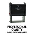 thumbnail image 1 of All Quality Professional Quality Family Owned Business Self-Inking Rubber Stamp | Professional Business Branding (Black Ink) - Q-400, 1 of 5