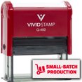 thumbnail image 1 of All Quality Small-Batch Production Self-Inking Rubber Stamp | Handcrafted Products (Red Ink) - Q-400, 1 of 6