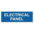 thumbnail image 1 of All Quality Standard Electrical Panel Sign - Blue - Small 2" x 6", 1 of 4