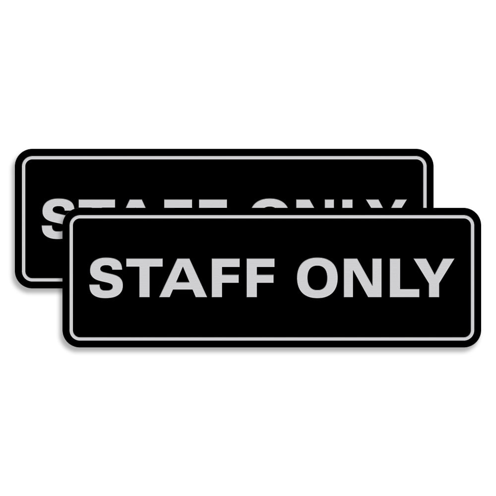 Put Only Sign All Quality Standard Staff Only Wall or Door Sign | Easy Installation ...
