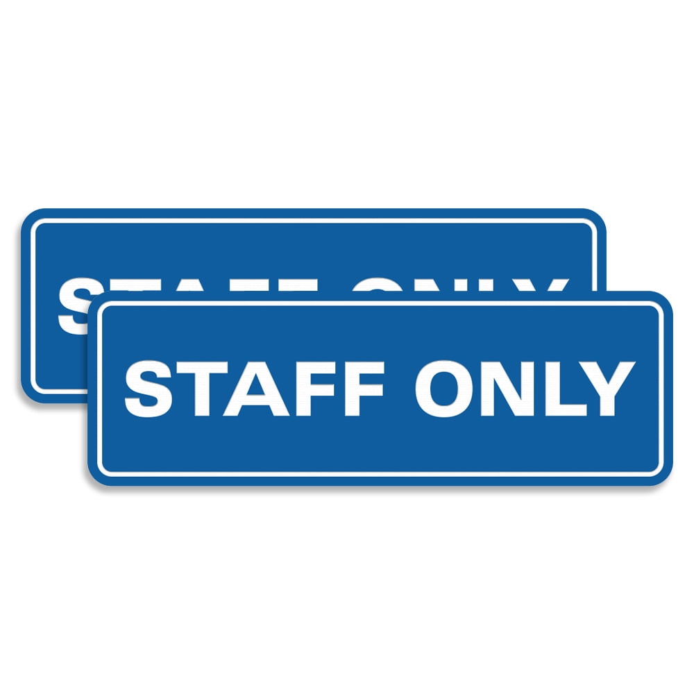 Offish Sign All Quality Standard Staff Only Wall or Door Sign | Easy Installation ...