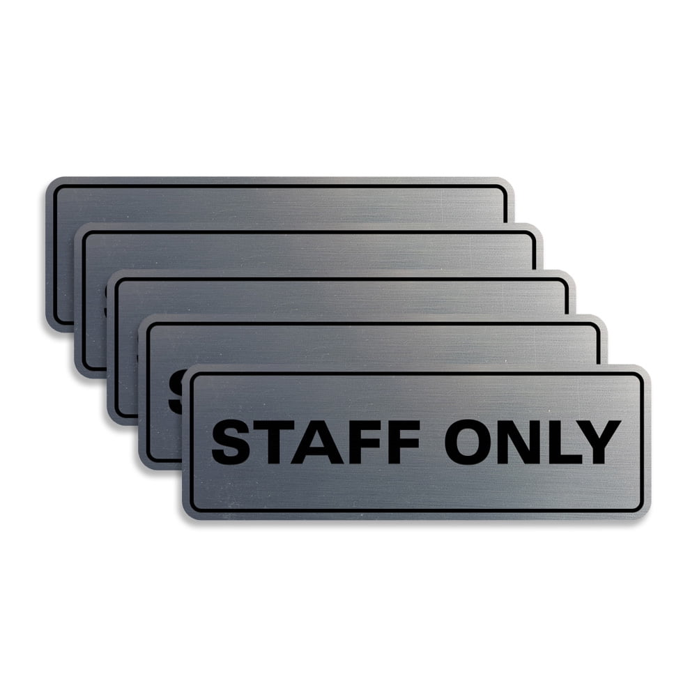 Every Staff Rocks Sign All Quality Standard Staff Only Wall or Door Sign | Easy Installation ...