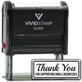 thumbnail image 1 of All Quality Thank You For Supporting Small Businesses Self-Inking Rubber Stamp | Business and Packaging Stamps (Black Ink) - Q-300, 1 of 7