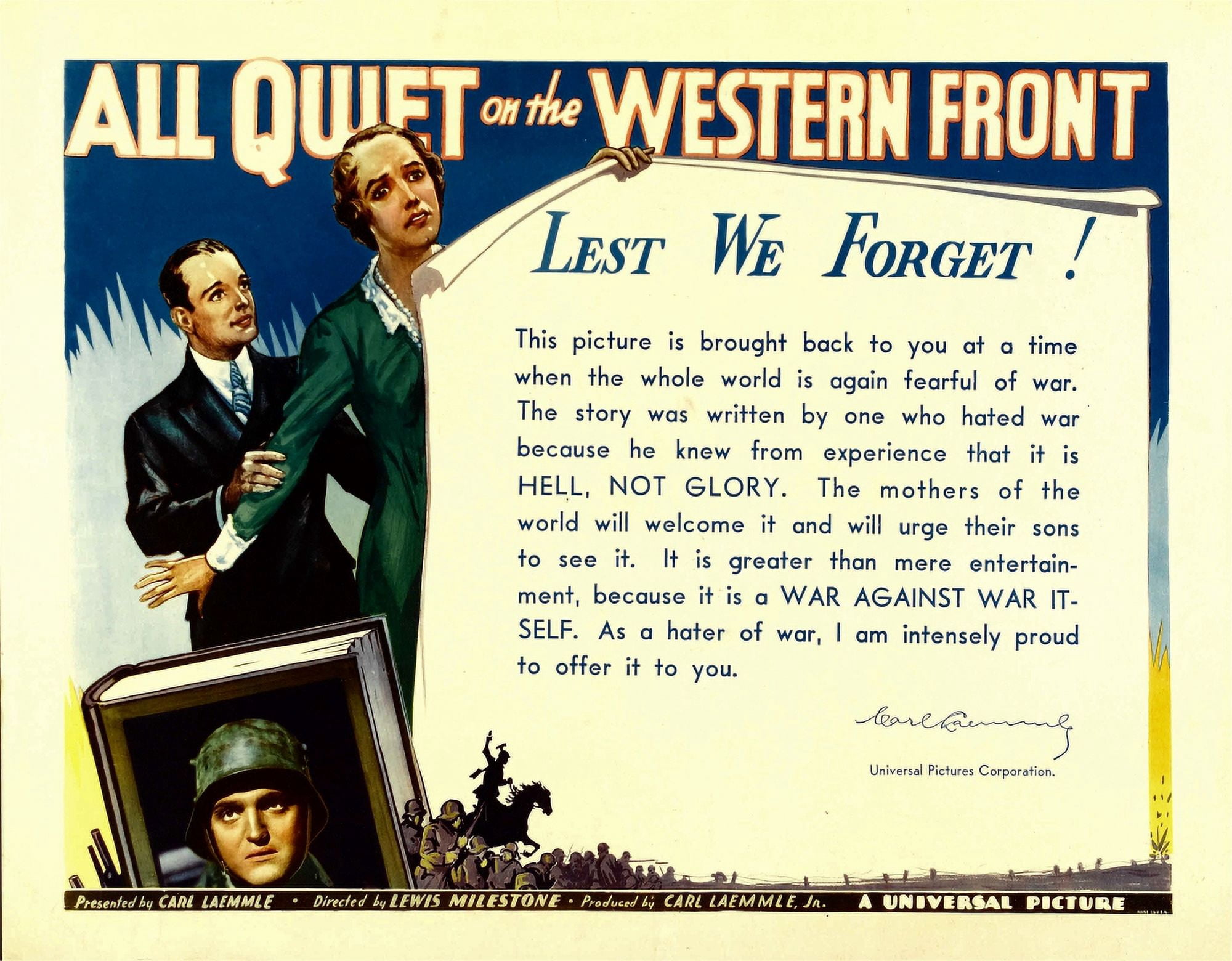 All Quiet On The Western Front Canvas Art -  (28 x 22)