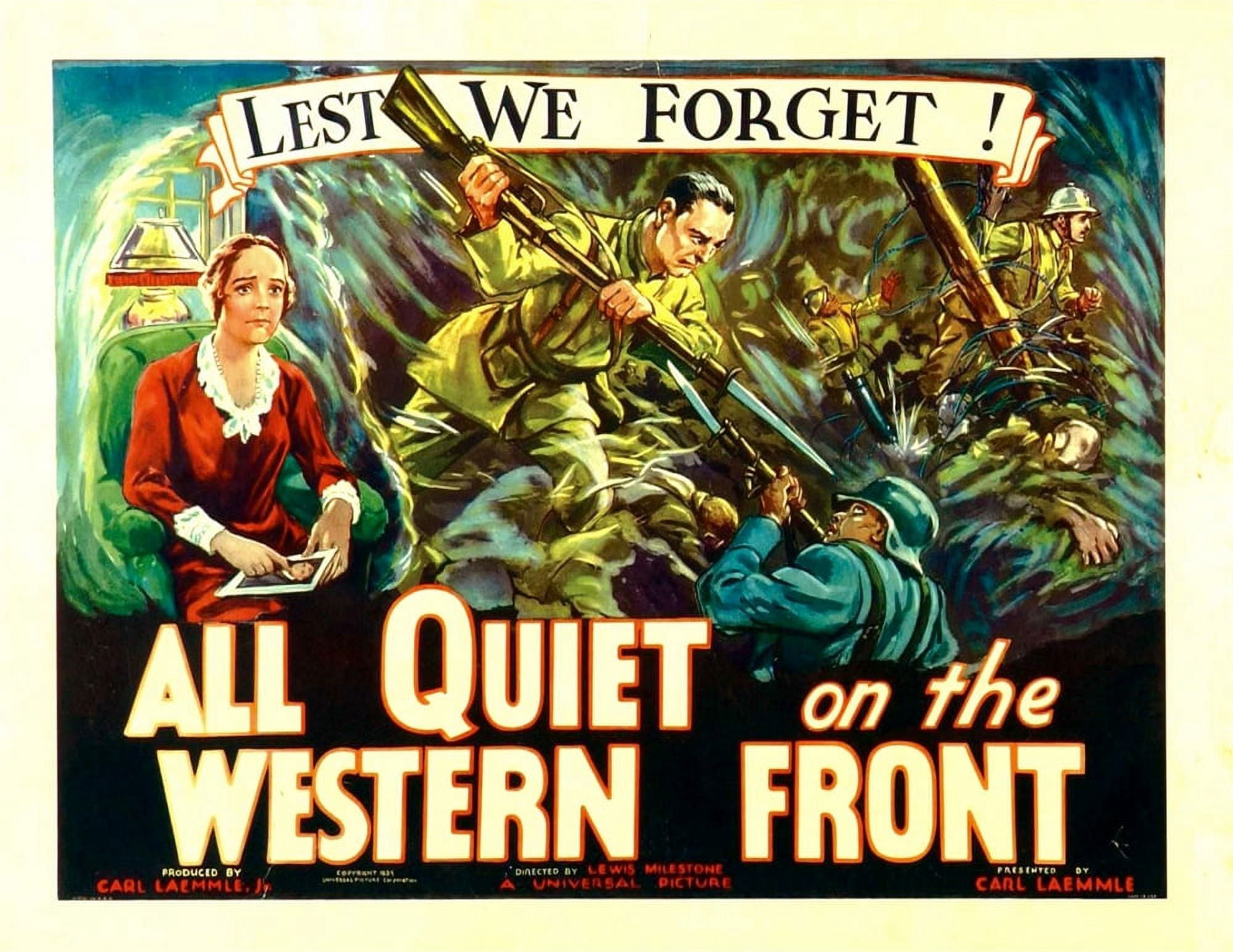 All Quiet On The Western Front Canvas Art - (28 x 22)