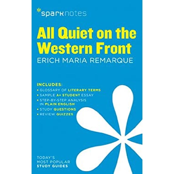 Pre-Owned All Quiet on the Western Front Sparknotes Literature Guide (Paperback) 1411469410 9781411469419