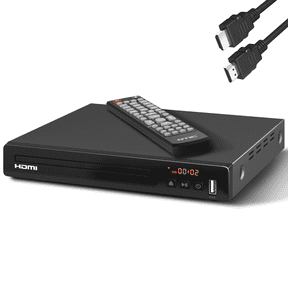 OTIC All Region DVD Player for TV, 1080P HD Upscaling Dolby Digital Disc Player, Metal Body, Comes With Remote & HDMI Cable