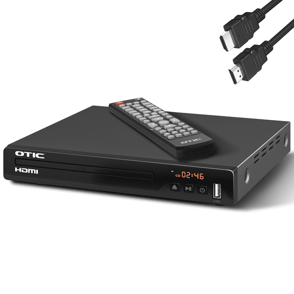 All Region HD DVD/CD Player, Metal Housing, Multi-Format with Usb, Dolby Digital, Includes HD Cable & Remote for TV/Home Stereo