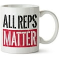 thumbnail image 1 of All Reps Matter Workout White Mug Novelty Mug 11 Oz Coffee Tea Funny For Women Men Ceramic White Great Gift Idea Cup, 1 of 5