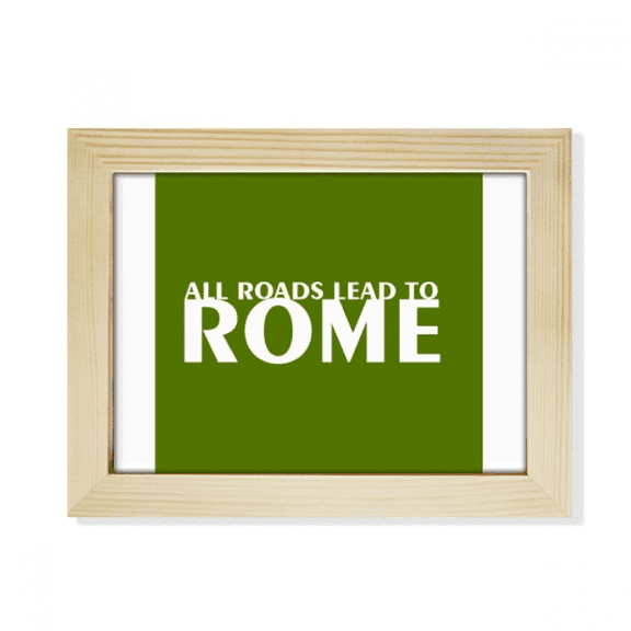 All Roads Lead Art Deco Fashion Desktop Photo Frame Picture Art Decoration Painting 6x8 inch