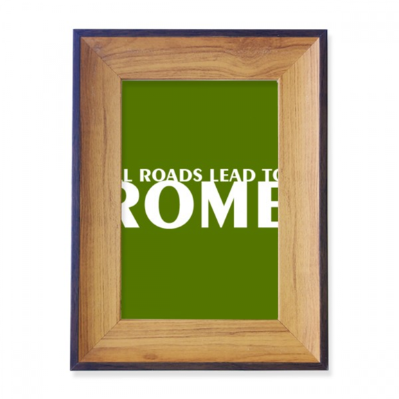 All Roads Lead Photo Frame Exhibition Display Art Desktop Painting