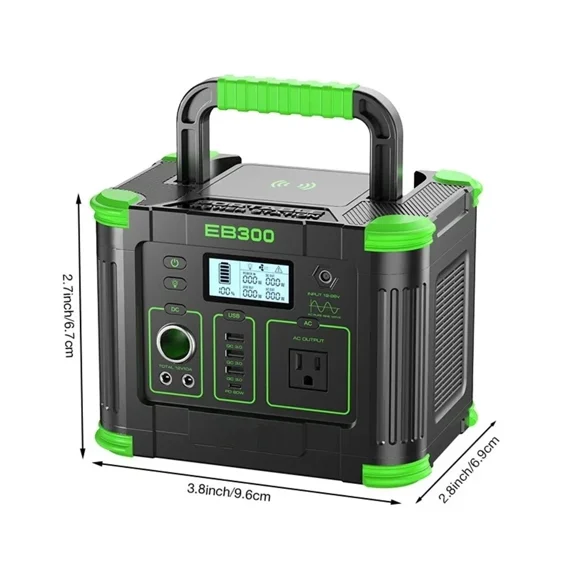 All-Round 330W 288.6Wh Portable Power Station Charger Generator Battery NEW