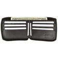 thumbnail image 1 of All Rounder Zipper Mens Leather Bifold Wallet 574, 1 of 7