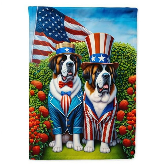 All Saint Bernard Garden Flag 11.25 in x 15.5 in