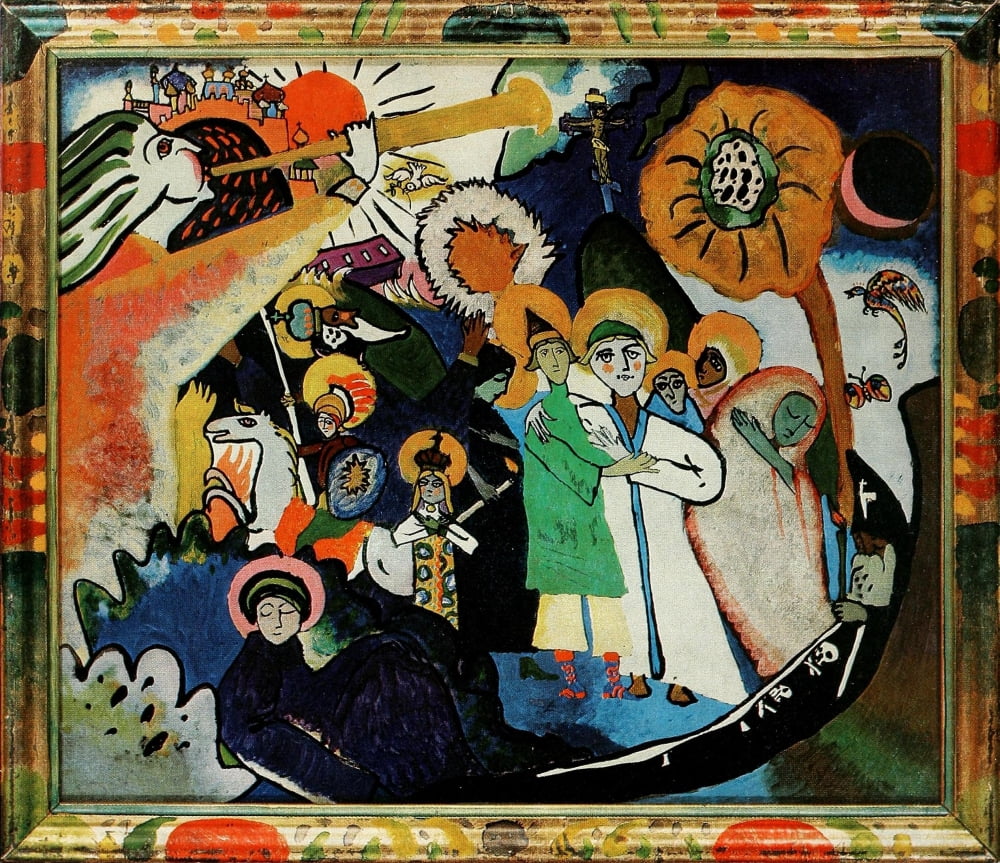 All Saints Day 1911 Canvas Art - Wassily Kandinsky (18 x 24)