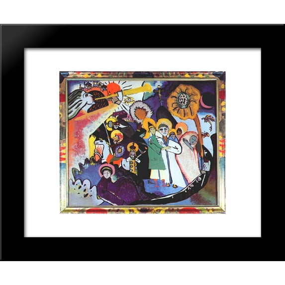 All Saints day I 20x24 Framed Art Print by Wassily Kandinsky