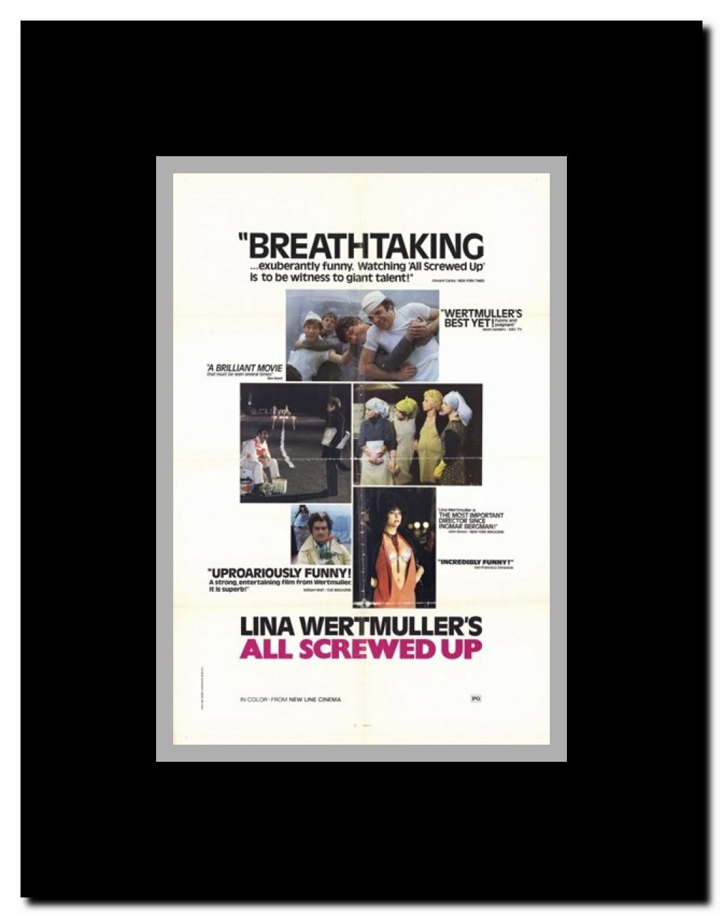 All Screwed Up Framed Movie Poster