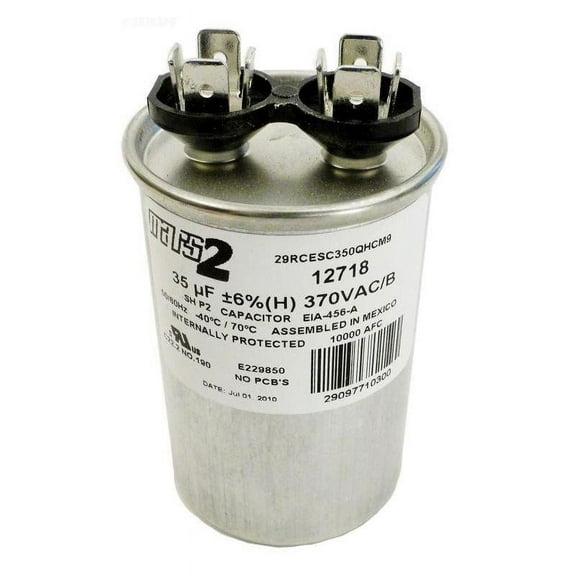 All Seals Run Capacitor 370V 35 MFD AS-263LE