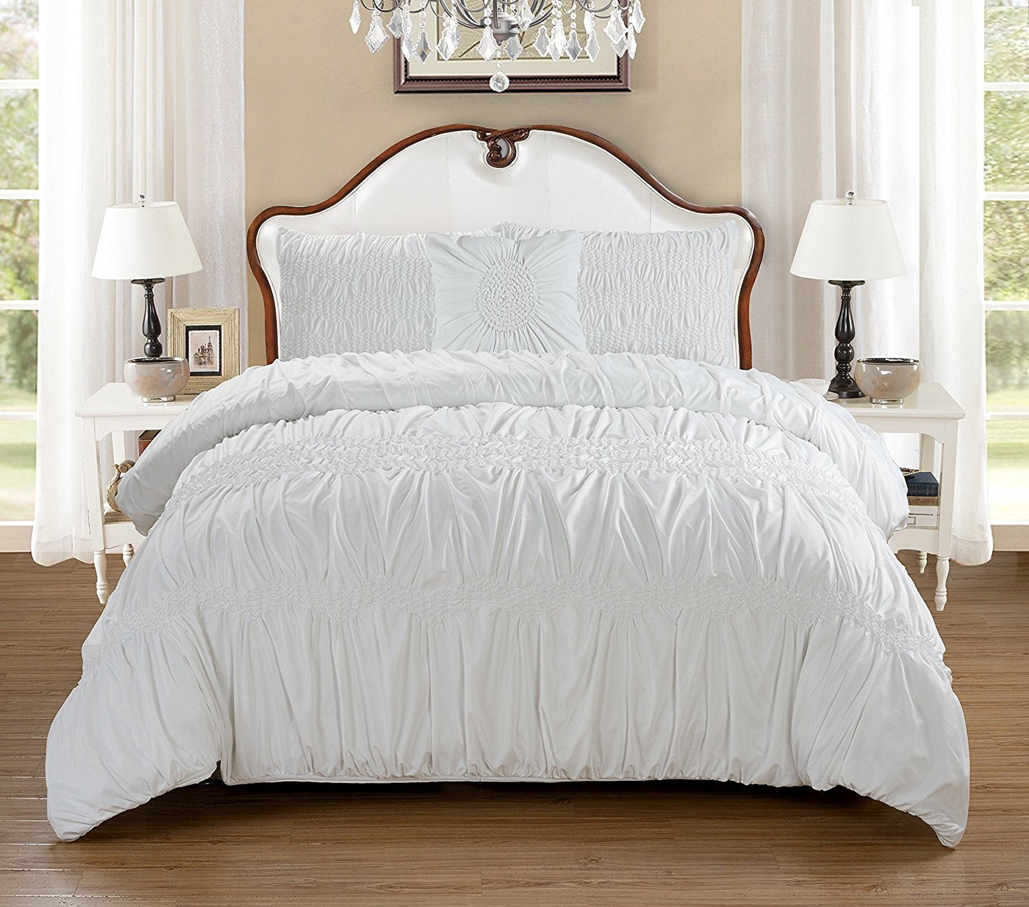 All Season 10-PIECE Bed in a Bag Full/Queen White