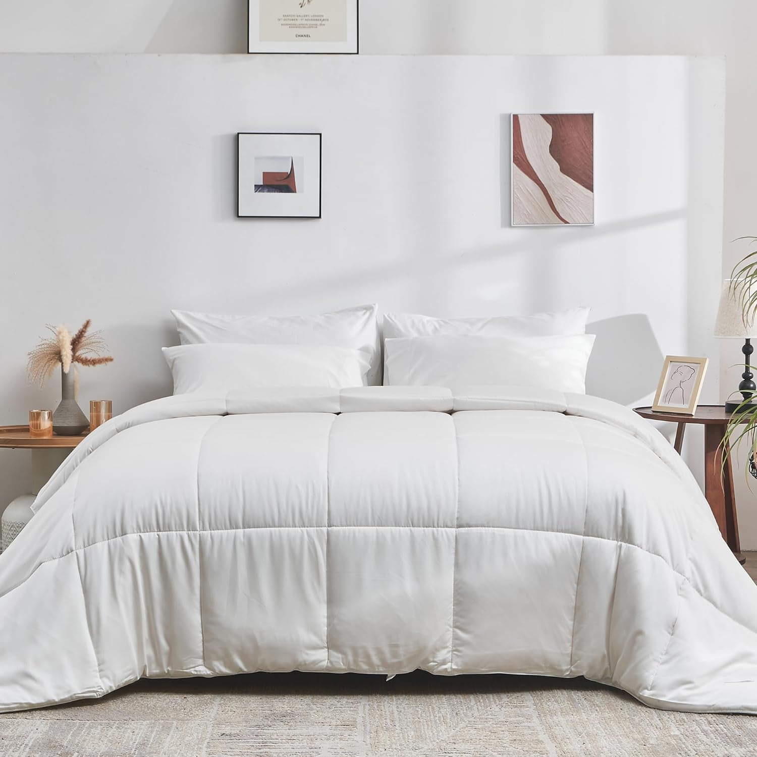 All Season 100 Viscose from Bamboo Comforter, Cooling Down Alternative