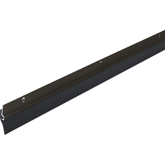 All Season Bronze Vinyl Fin Strip 36 inch Door Sweep - MD Building Products 05173