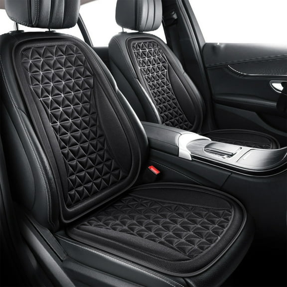 All-Season Car Seat Cushion with Backrest - Gel Material & Breathable Ventilation, Delivers Summer Cool Comfort, 2-in-1 Design for Full Support, Suitable for Multiple Driving Scenarios