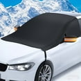 thumbnail image 1 of All-Season Car Snow Shield Half-Cover - Winter Snow/Ice Protection Weather-Resistant Car Cover, Easy Installation Universal Fit for Most Vehicles, Includes Storage Bag for Compact Trunk Storage, 1 of 7