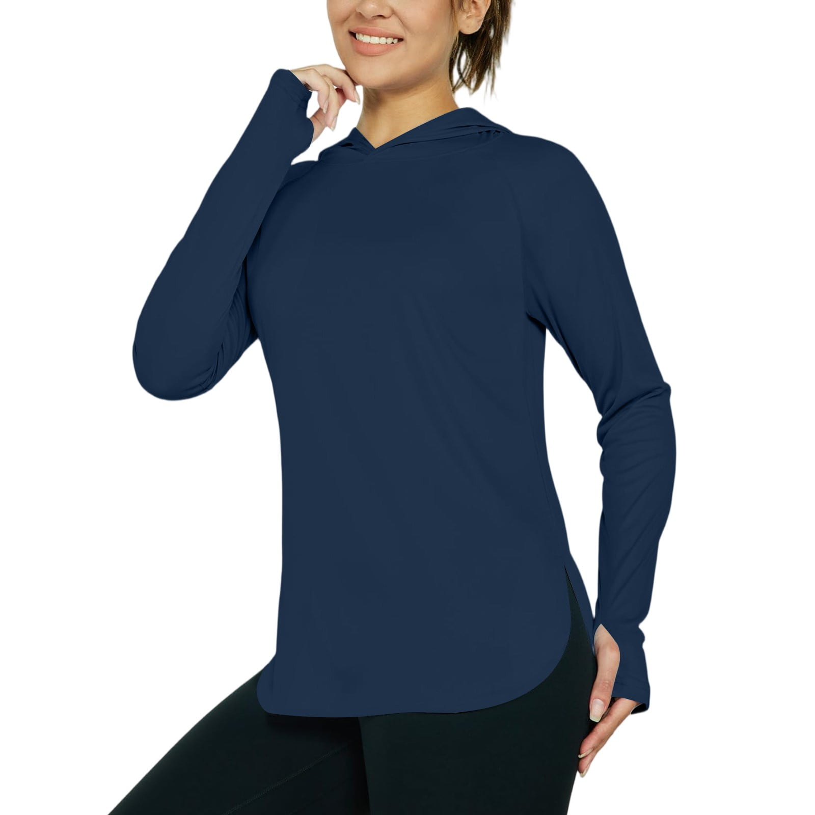 SHEEP RUN Merino Wool Hoodie - Lightweight Base Layer For Hiking, Running, Breathable & Anti-Odor