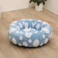 thumbnail image 1 of All Season Cozy Round Pet Bed for Dogs and Cats Soft Warm Sleeping Resting Mat Home Comfort, 1 of 6