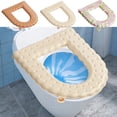 thumbnail image 1 of All Season Cushioned Toilet Seats, Toilet Seat Warmer, Toilet Seat Pads, Bathrooms Seat Covered for Toilet, Self-scented and Washable, 1 of 7