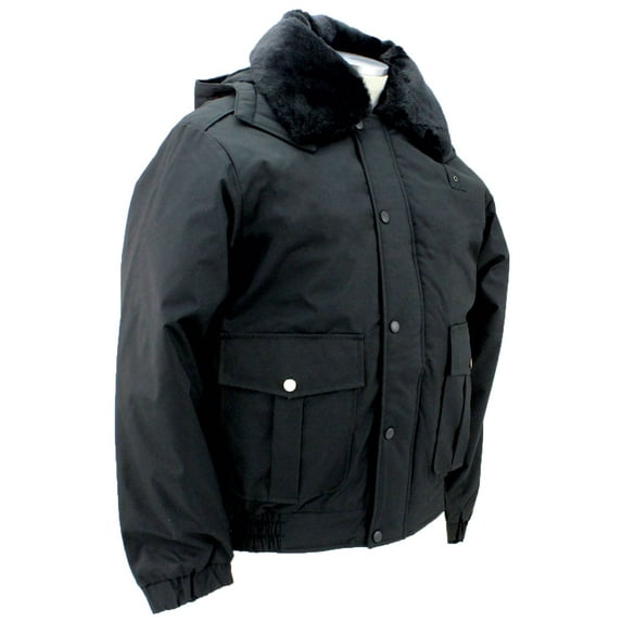 All Season Deluxe Bomber Jacket (Black) - Black - 5XL