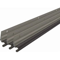 All Season Door Jamb Kit for Doors up to 36in x 84in (Bronze) | Compression Weatherstrip with Aluminum Stop Door Jamb Kit with Screws