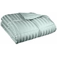 thumbnail image 1 of All Season Down Alternative 1 inch Stripes Comforter Jade / King, 1 of 1