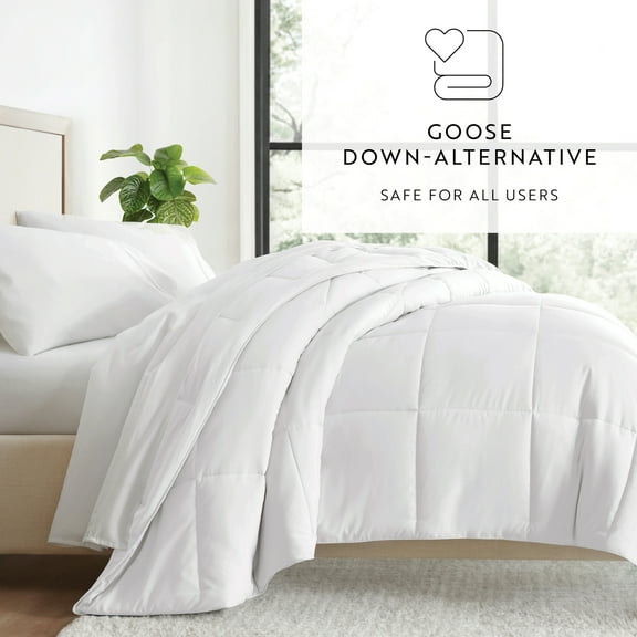 All-Season Down Alternative Duvet Insert with Corner Loops - Ultra-Soft, Lightweight & Oversized