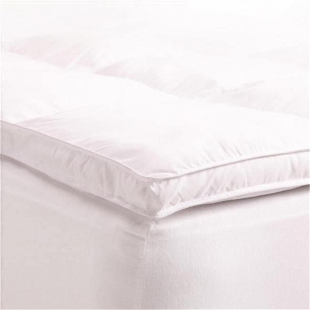 Full Size White Down Alternative Hypoallergenic Mattress Topper