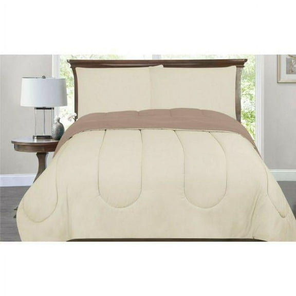 All-Season Down Alternative Reversible 2-Tone Comforter - 4 Colors