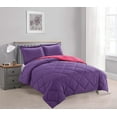 thumbnail image 1 of All Season Down Alternative Reversible 3-Piece Comforter Bedding Set, 1 of 1