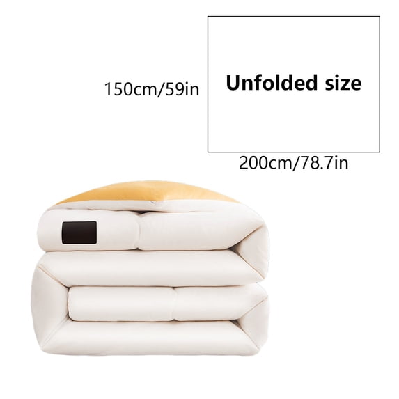 All Season Duvet Insert Soft Washed Microfiber 150x200cm Lightweight Yet Insulating Comforter Duvet Insert