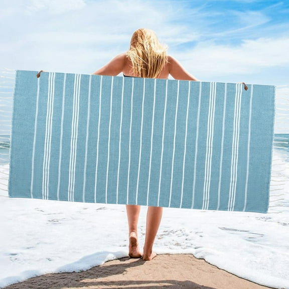 All-Season Extra Large Beach & Bath Towel - 35x70in Cold-Weather Insulated, Quick-Dry Sandproof Blanket for RV Trips, Ski Resorts, Glamping, National Parks